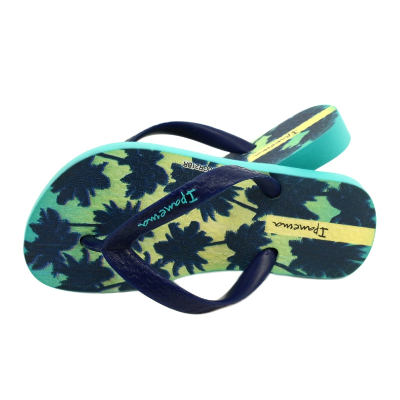 Barns japanska ipanema 83185 Classic X Kids Green-Granatowe blå 4