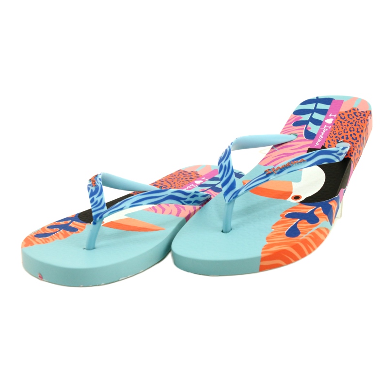 Tukan flipflops Ipanema 26635 Blå / Orange rosa 3