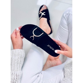 Tara Svart korksula tofflor 2