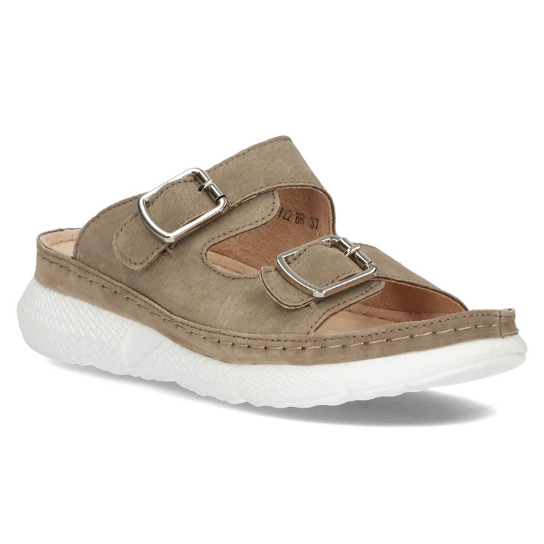 Skinntofflor Filippo DK3516 / 22 Br brun 1