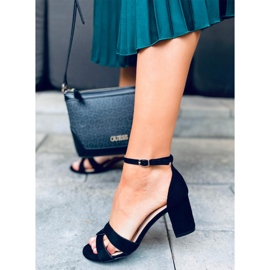 Moly Black högklackade sandaler svart 1