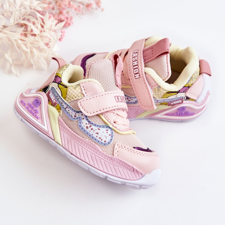 Lätt sportskor för barn Rosa Snoopy 2