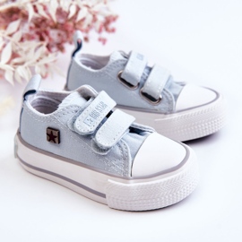 Sneakers för barn med kardborre Big Star HH374204 Blå 2