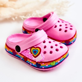 Barntofflor Foam Crocs Rosa Charie 2