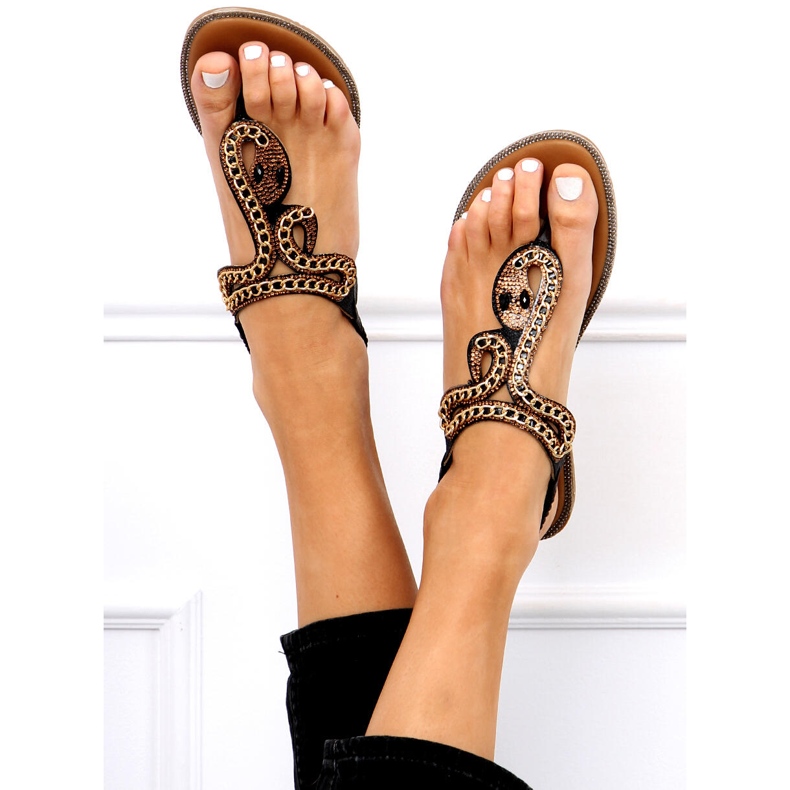 Rush Black flip-flops svart 1