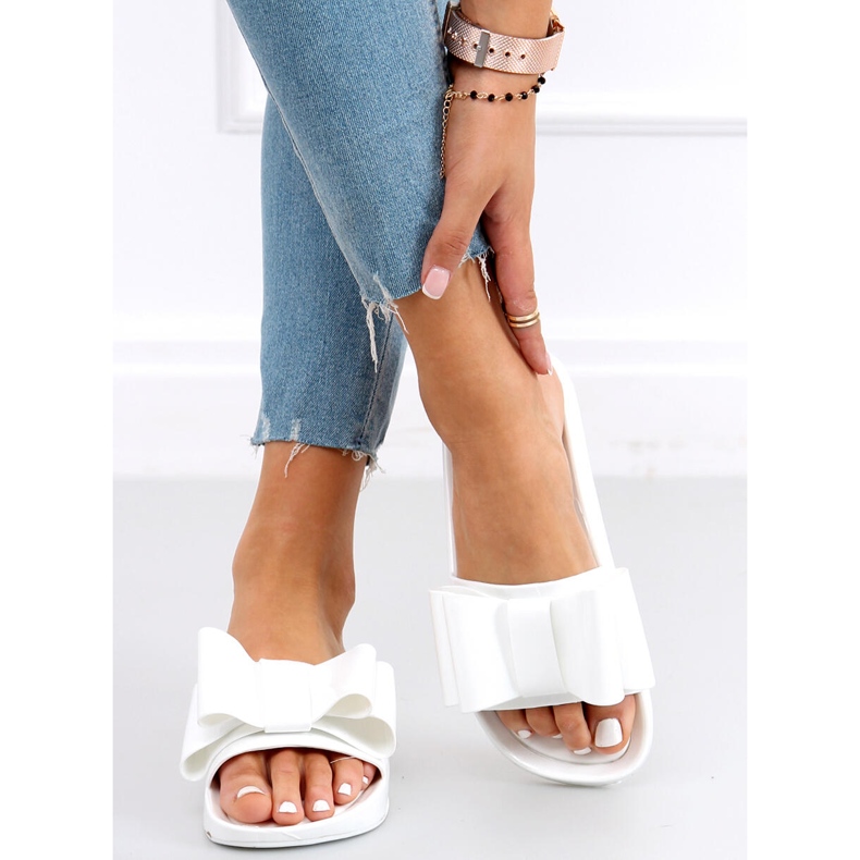 Vinca White silikontofflor för kvinnor vit 1