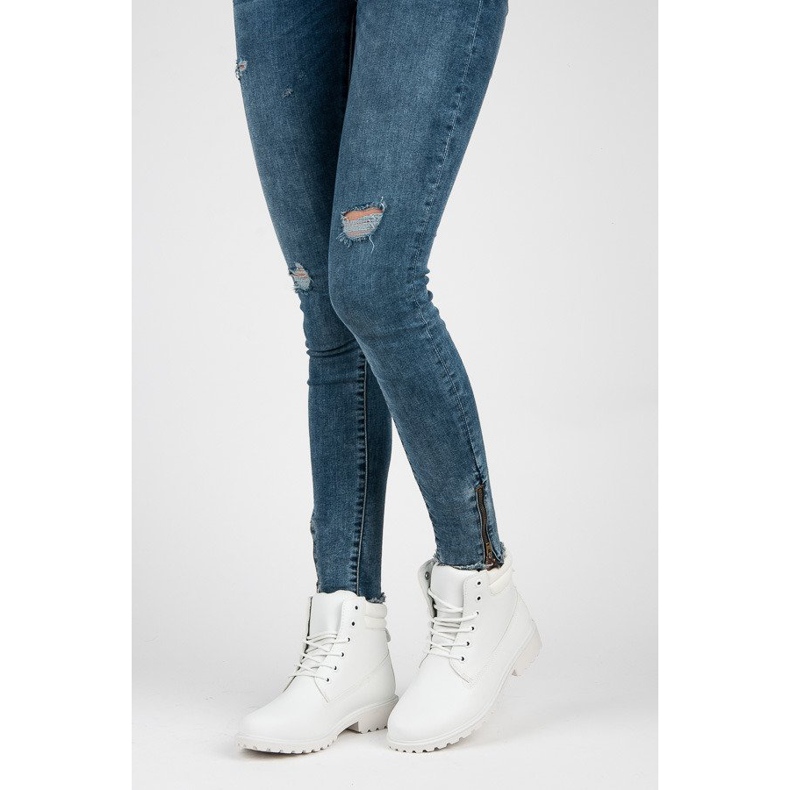 Seastar Damstövlar Trappers vit 1