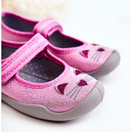 BEFADO S.A. Ballerina tofflor Befado Cats 114X451 Rosa-Grå 2