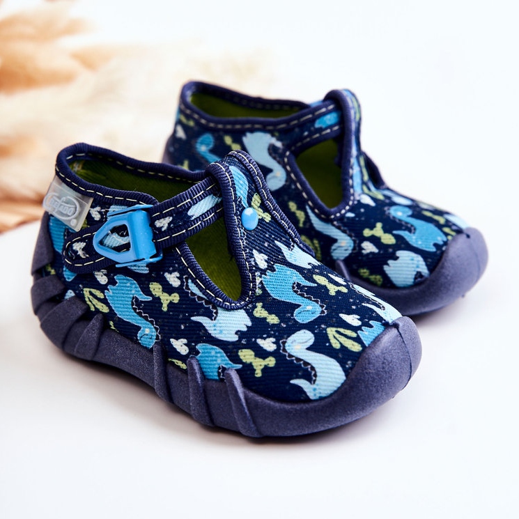 BEFADO S.A. Skor Tofflor Befado Dinosaurs 110P448 Marinblå 1
