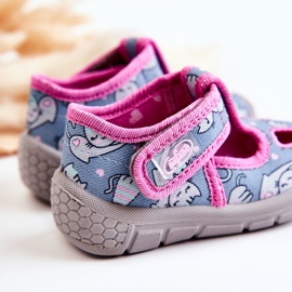 BEFADO S.A. Tofflor Befado Cats 533P014 Blå-Rosa 2