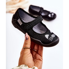 BEFADO S.A. Ballerinatofflor Befado Cats 114X450 Svart 1