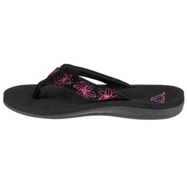 Kappa Lagoon W 242484-1122 flip-flops svart purpur 1
