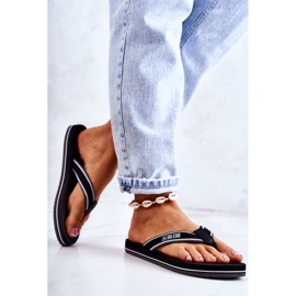 Klassiska flipflops för kvinnor Big Star JJ274A377 Svart 2