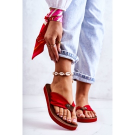 Dammaterial Flipflops Big Star JJ274A349 Röd 1