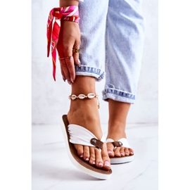 Dammaterial Flipflops Big Star JJ274A347 Vit 1