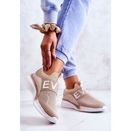 Vinceza Damsportskor Slip-on Beige Lorane 2