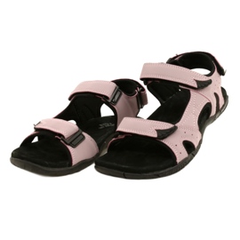 American Club HL53 / 22 Sandaler med Lt.Purple läderinlägg purpur rosa 2