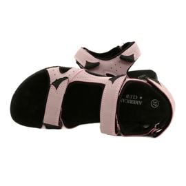 American Club HL53 / 22 Sandaler med Lt.Purple läderinlägg purpur rosa 4