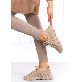 Band Khaki sock sportskor beige 2