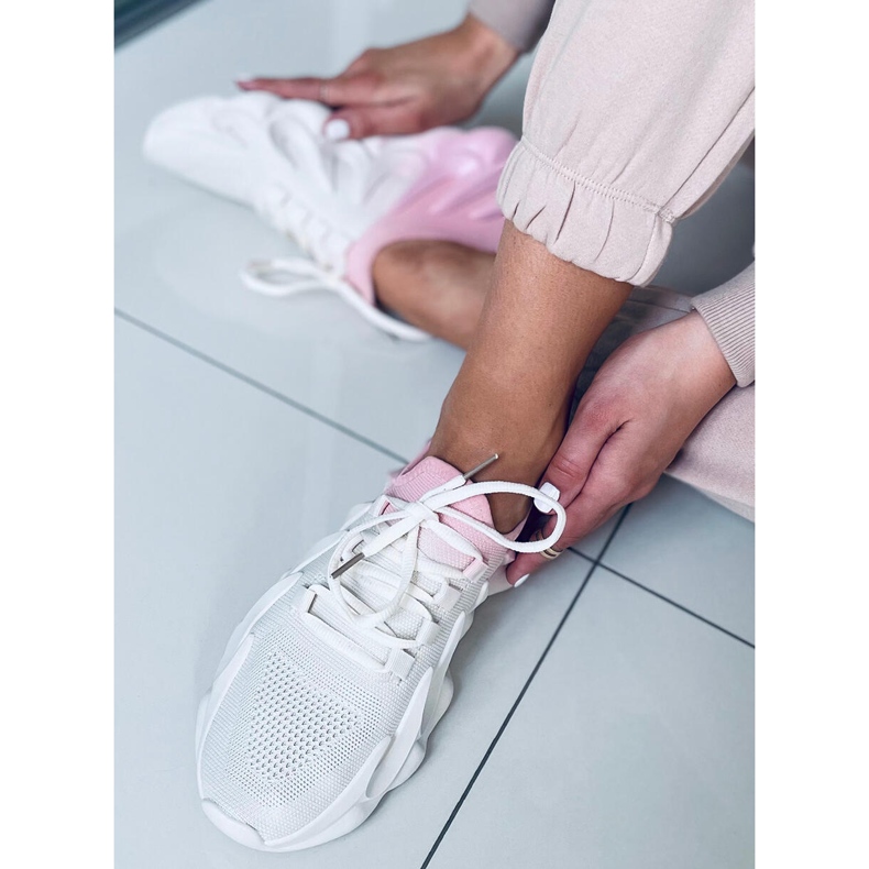 Ombre Caloy BEIGE / ROSA strumpor 1