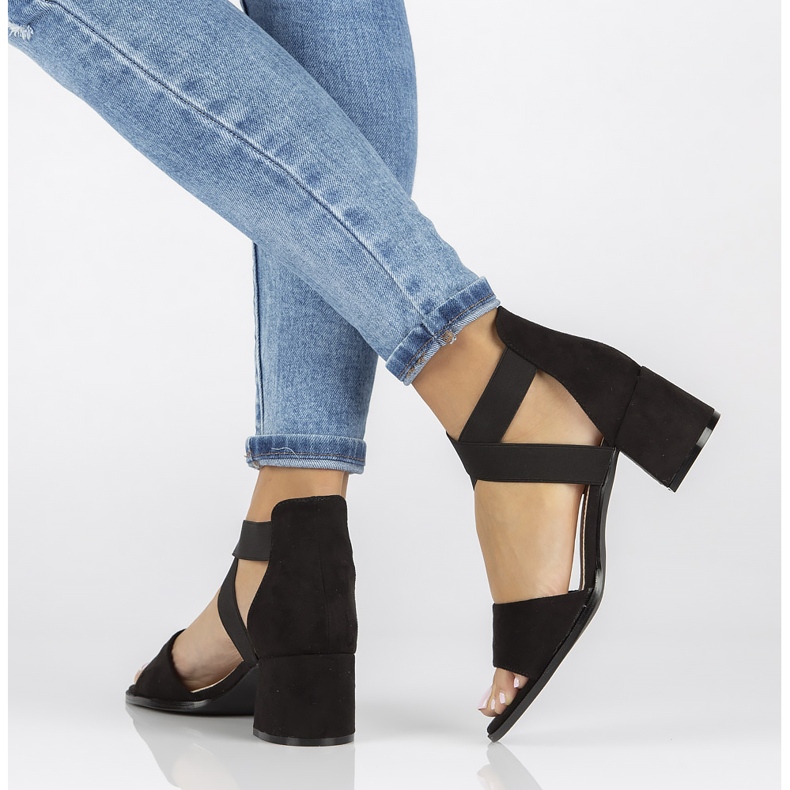 Filippo DS2093 / 22 Bk svarta sandaler 1