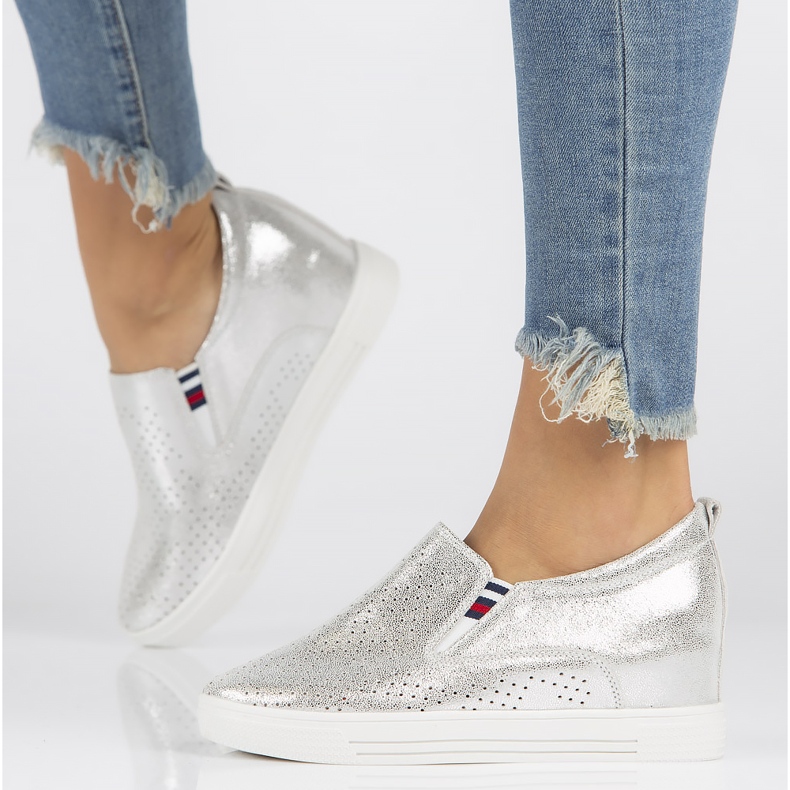 Läderskor Filippo DP1356 / 22 Si silver 1