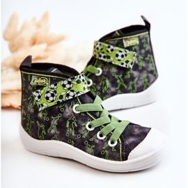 BEFADO S.A. Höga barnsneakers Fotboll Befado 268X070 Grå-Grön 2