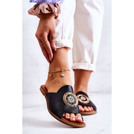 Lewski Shoes Läder Fashionabla Tofflor Lewski Skor 3132 / O Svart 1