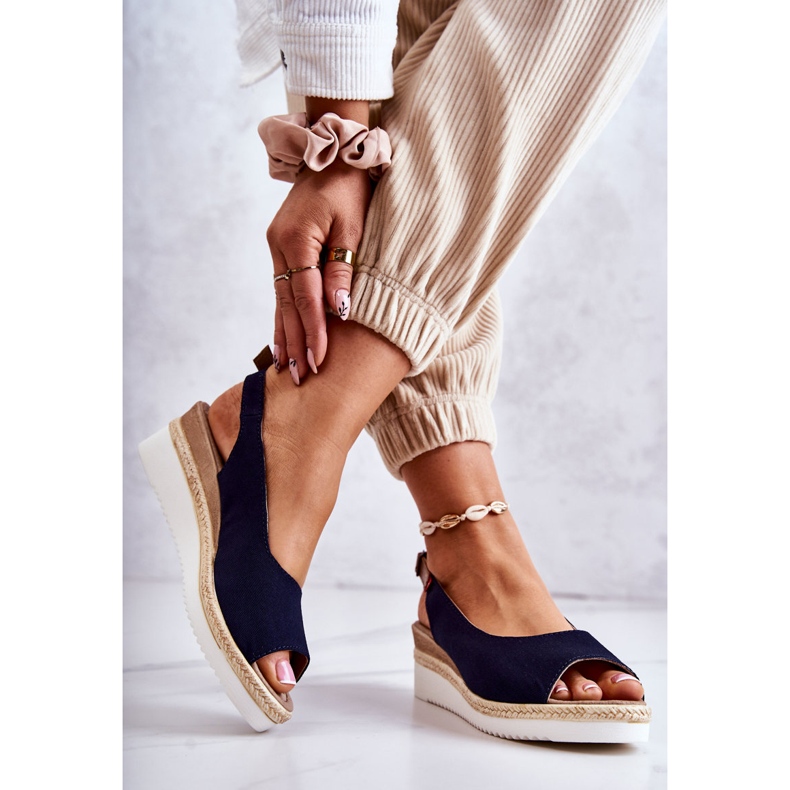 Damsandaler på Kil Big Star JJ276046 Marinblå 2