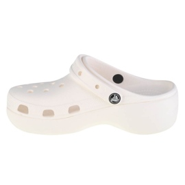 Crocs Classic Platform Clog 206750-100 flipflops vit 1