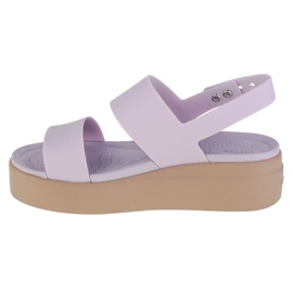 Crocs Brooklyn Low Wedge Sandaler 206453-5PV violett 1