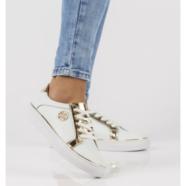 Lädersneakers FILIPPO DP3617 / 22 Wh vita 1