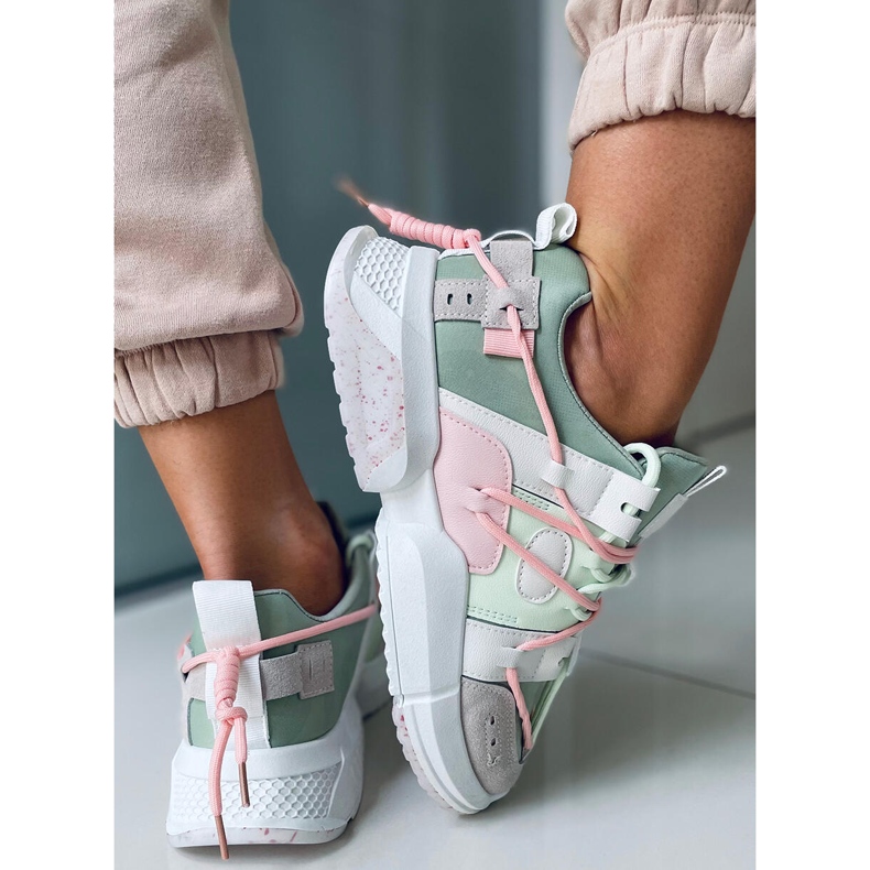 Zeny Green tränare mångfärgad grön 2