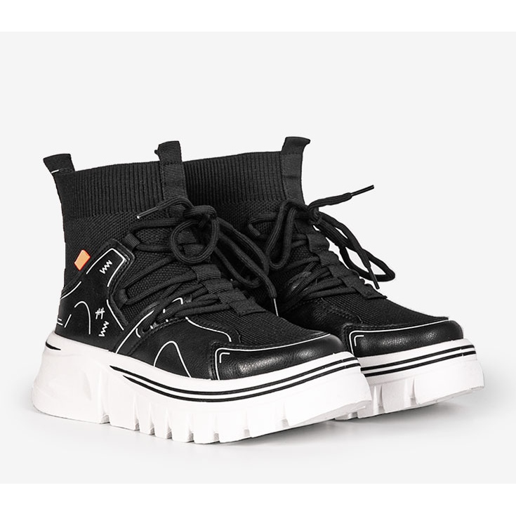 Svarta toler ankel sneakers 1