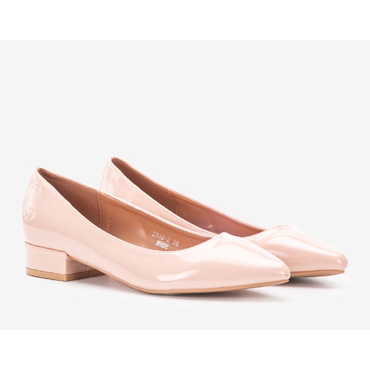 Beige Timms höga klackar 1