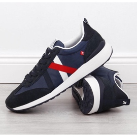 Casual Rieker M RKR539 marinblå sportskor 2