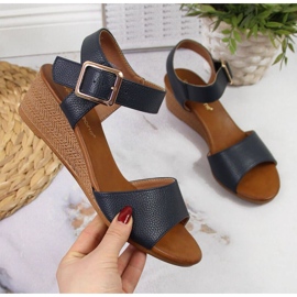 Kilsandaler Sergio Leone W SK376C marinblå 1