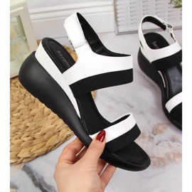 Sandaler på kilen Sergio Leone W SK377B vit 1