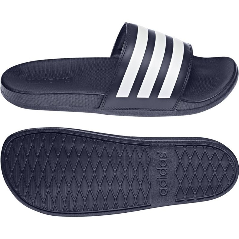 Adidas Adilette Comfort M GZ5892 tofflor vit marinblå 1
