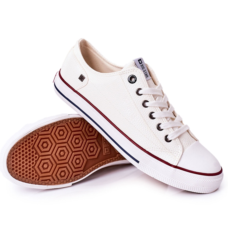 Herrskor Sneakers Big Star II174001 Vit 4