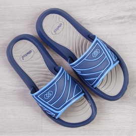 Atletico överdimensionerade marinblå pooltofflor för män 1