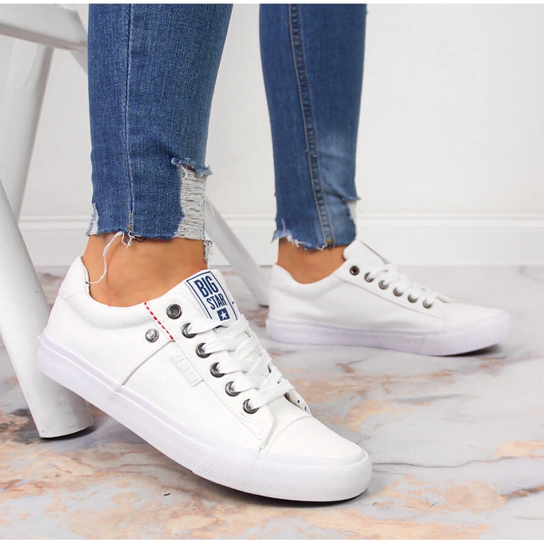 Sneakers Low white Big Star AA274511 vit 1