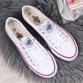 News Låga vita textilsneakers NYHETER 2