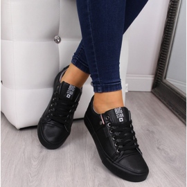 Low-top eko läder svart Big Star GG274061 1