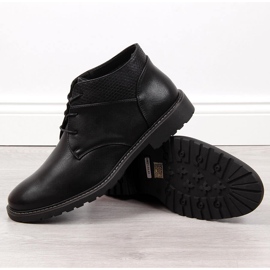 Vardagsisolerade, svarta Nowacki-skor för män 2