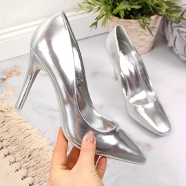 Pumps på silver Seastar-klack 2