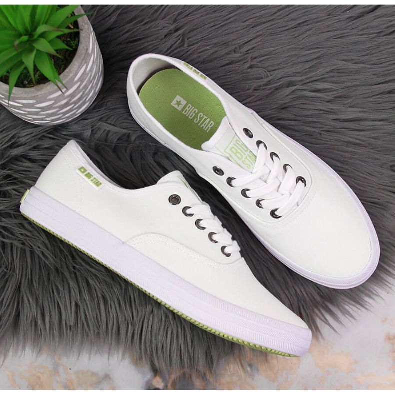 Big Star vita textilsneakers JJ274260 1