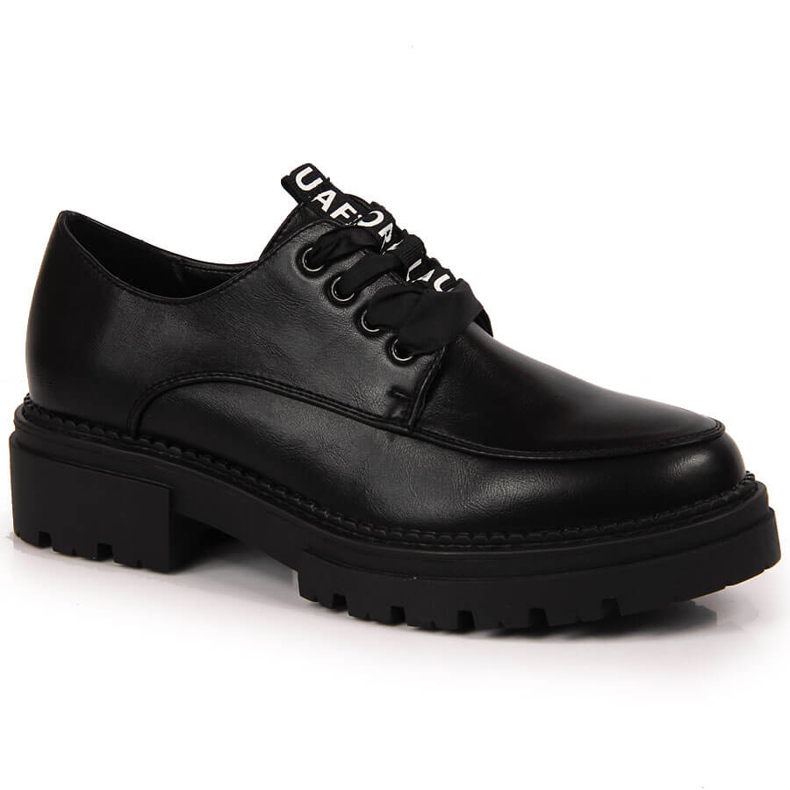 Damkängor med svart Laura La.Fi-plattform 1