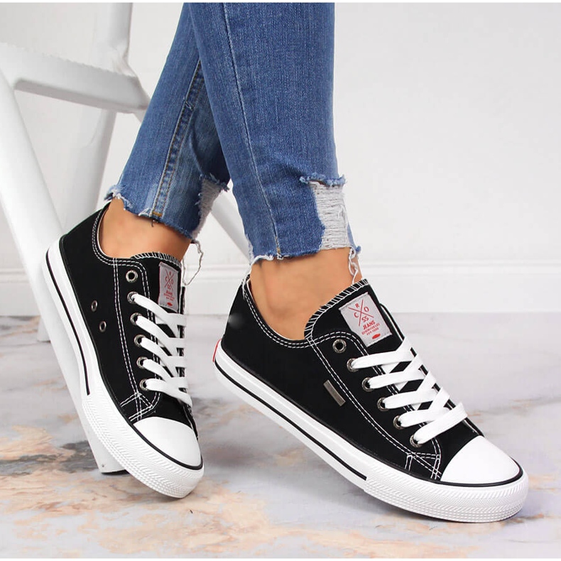 Black Cross Jeans JJ2R4011C low-top sneakers svart 1