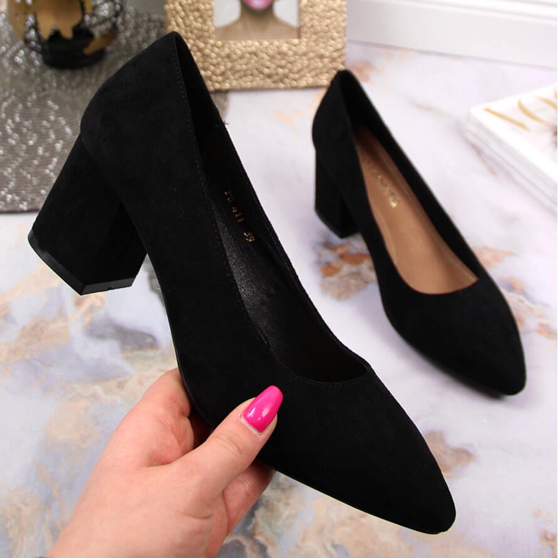 Pumps mocka svart Sergio Leone 2